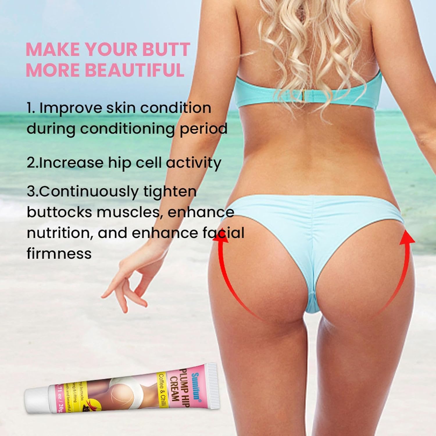 Fenékfeszesítő És -Nagyobbító Krém