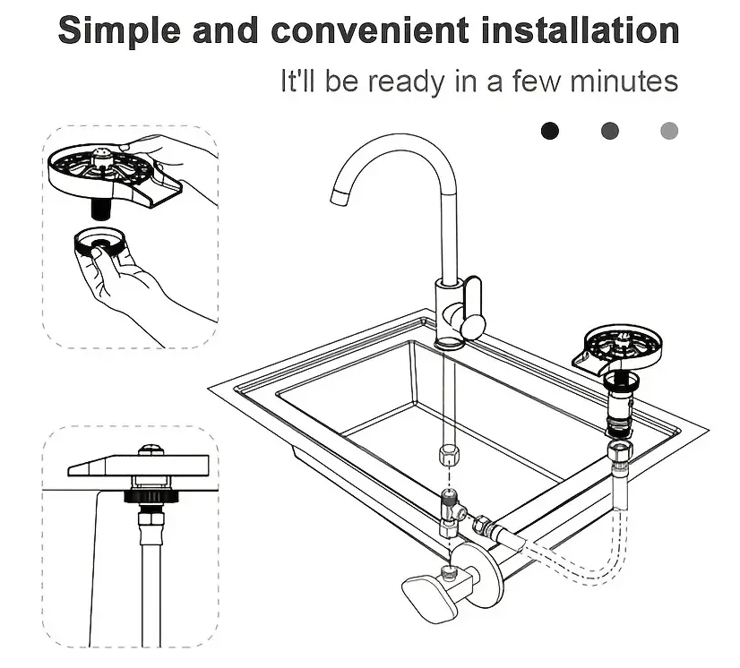 CleanerGlass Magasnymású Pohármosó