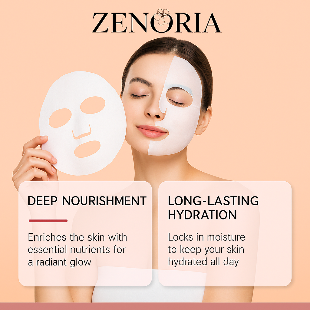 4 Darabos Koreai Arcmaszk Szett Szerves Kollagénnel