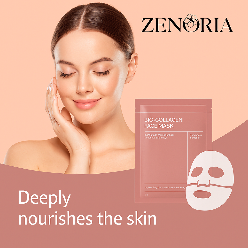 4 Darabos Koreai Arcmaszk Szett Szerves Kollagénnel