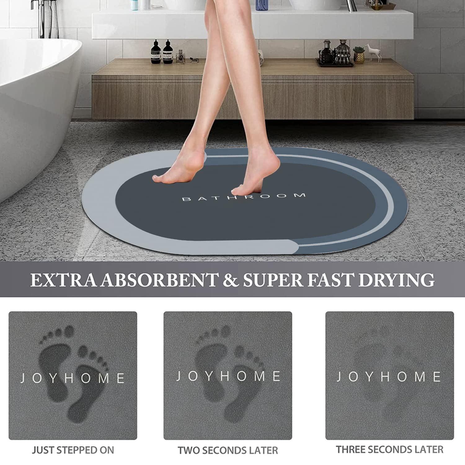 Nedvszívó Fürdőszobai Szőnyeg