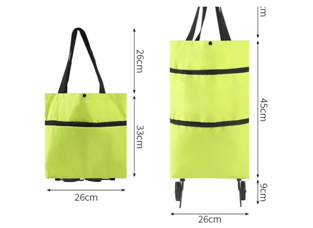 Összecsukható Bevásárlókocsi Táska, Újrahasználható