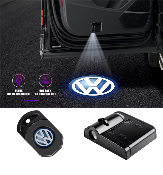 Vezeték nélküli lézerprojektor autóajtóra LED-del Volkswagen