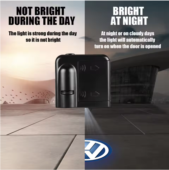 Vezeték nélküli lézerprojektor autóajtóra LED-del Volkswagen