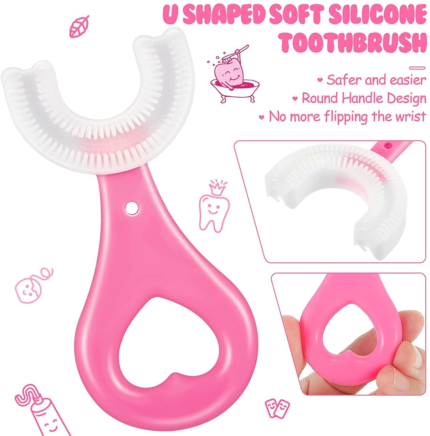 U-alakú gyermek fogkefe 1+1 Ingyen