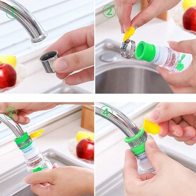 5 az 1-ben teleszkópos, 360 fokban forgatható csapfej