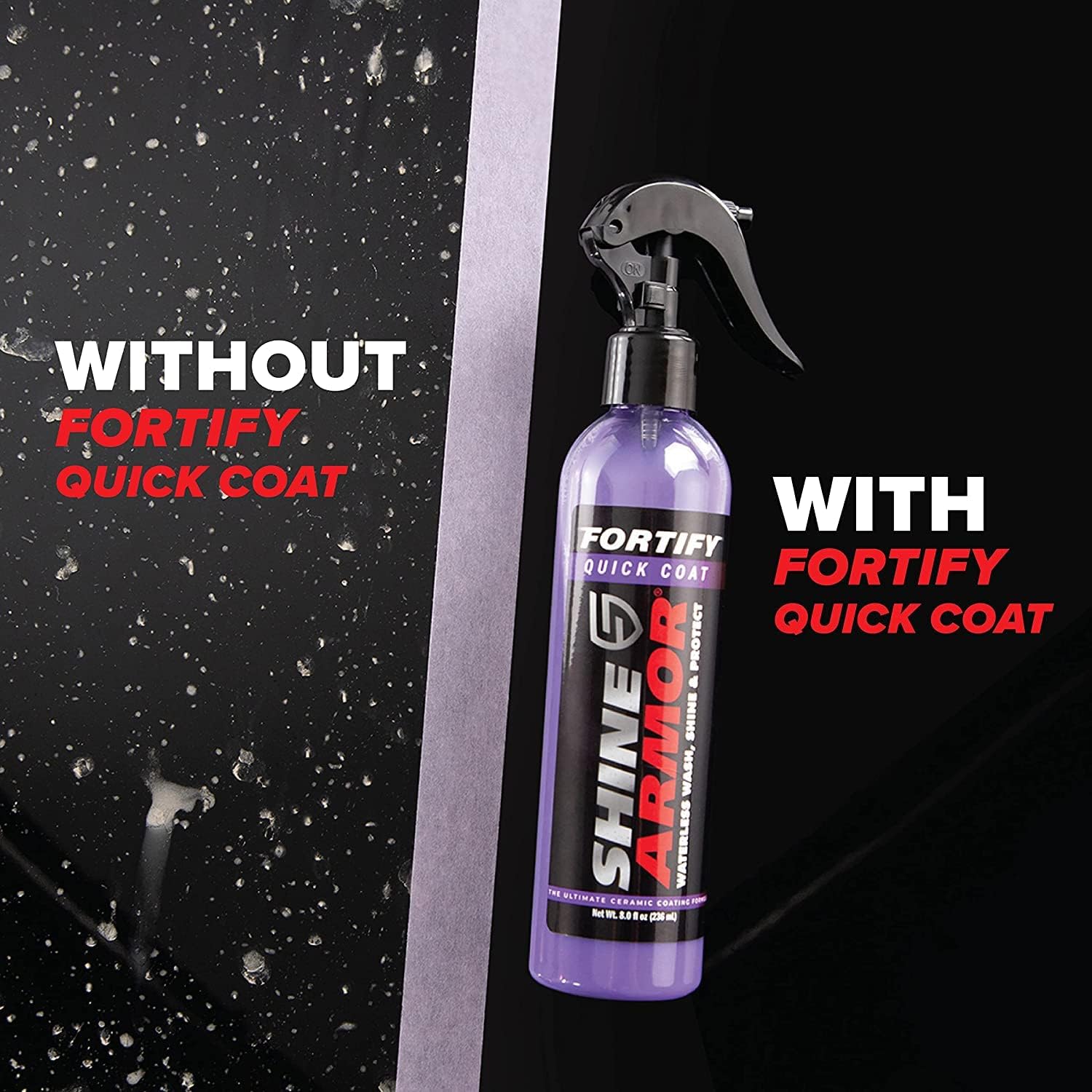 3 az 1-ben Shine Armor Auto Sealant Kerámia Hatás 235ml + Ajándék Törlőkendő