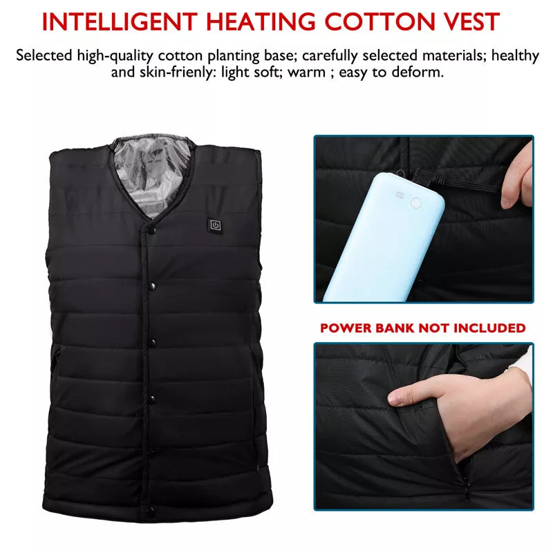 Intelligens Fűthető Mellény, Uniszex