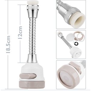 Univerzális, hajlékony csaptelep-hosszabbító