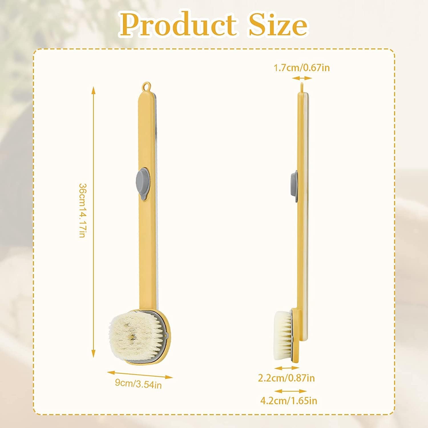 Hámlasztó Kefe Szappantartó Rekesszel