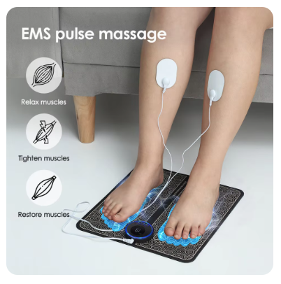 Lábmasszázs Készülék EMS (8 masszázsmód, 19 intenzitási fokozat)