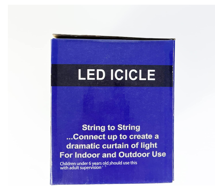 DazSpirit Karácsonyi Fények Icicle Hatással Kültérre/Beltérre, 10m, 360 LED, Dugóval